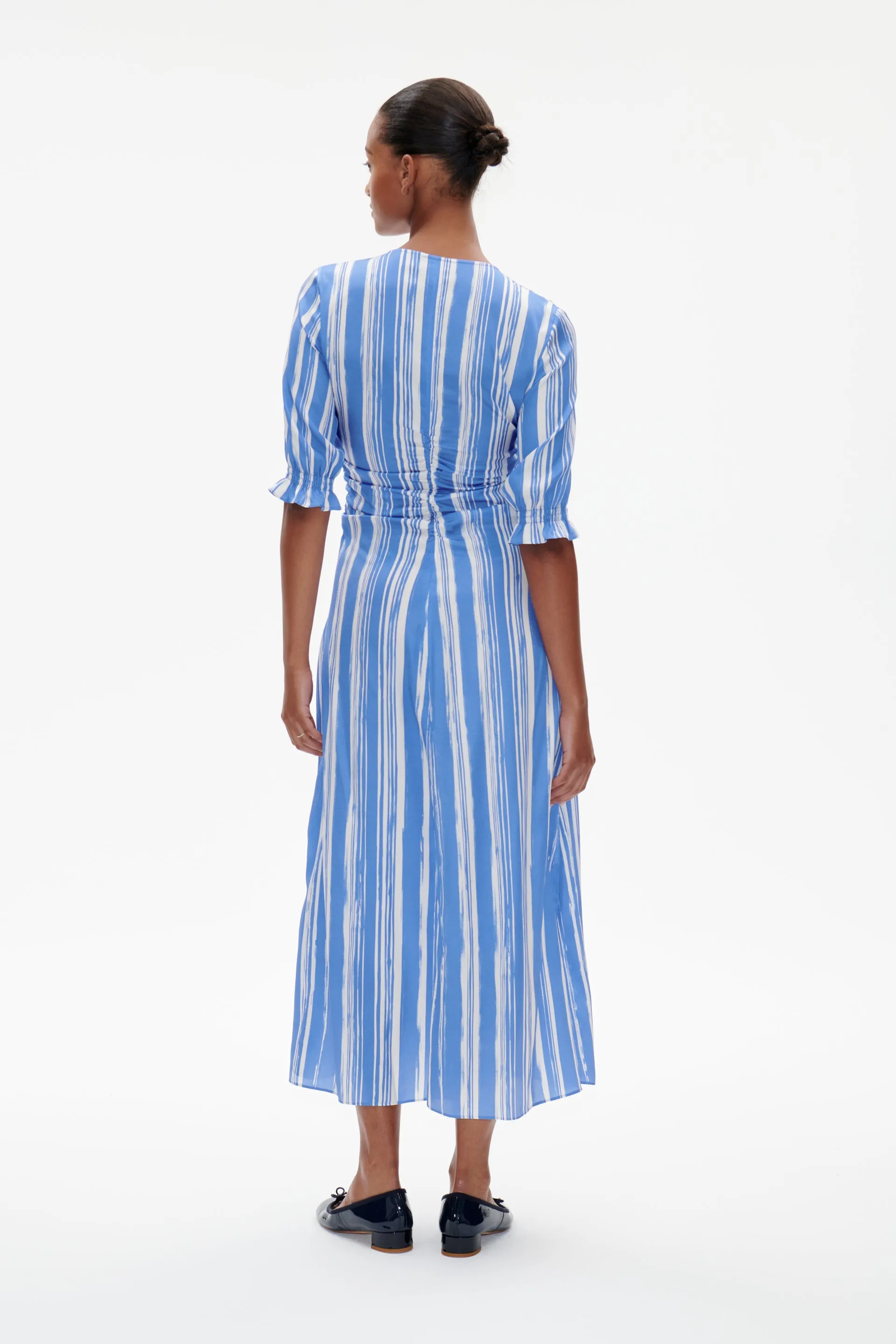 AMMA | Blue Painted Stripe