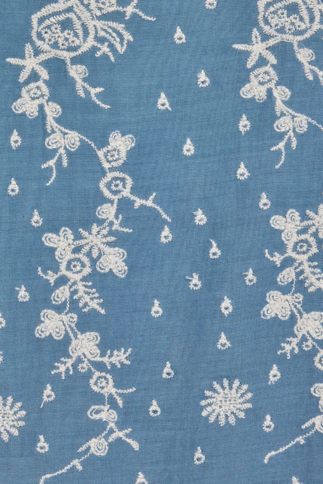 Georgia Dress in Wedgewood Eyelet