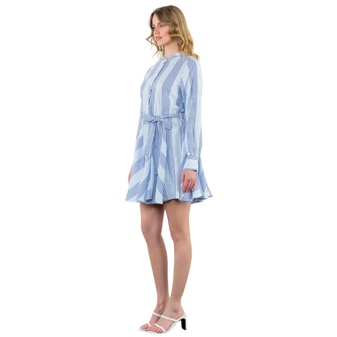 Long Sleeve Striped Dress