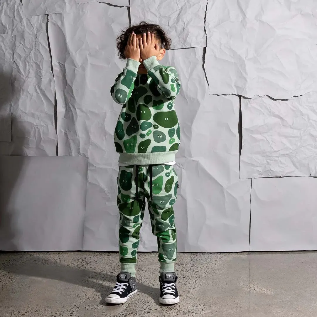 MINTI - SNEAKY CAMO FURRY CREW MINT