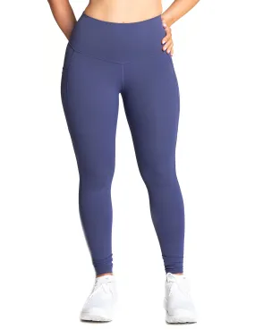 Power High-Waist Leggings with Pockets, Navy