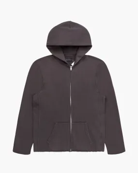 Raw Zip  Hoodie