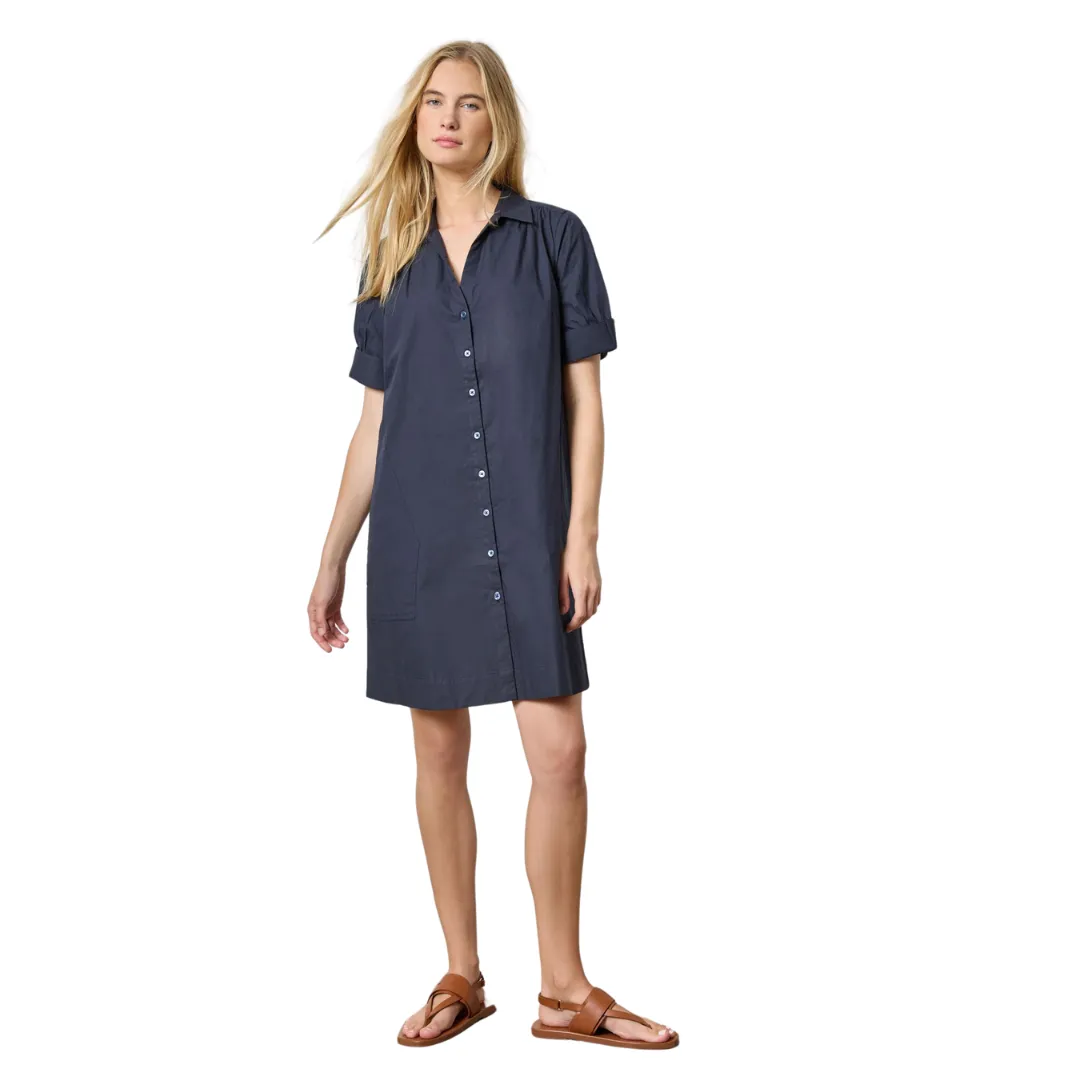 Shirred Sleeve Dress