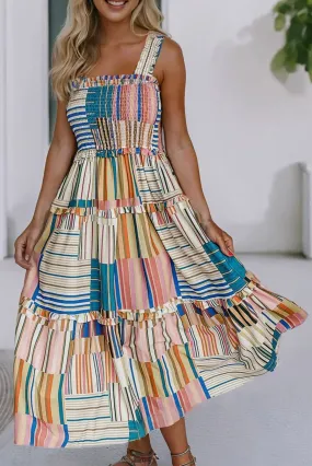 Stripped Maxi Dress
