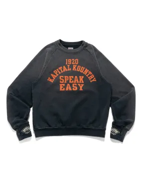 SWT Knit Raglan Crew SWT (SPEAKEASY College) Black