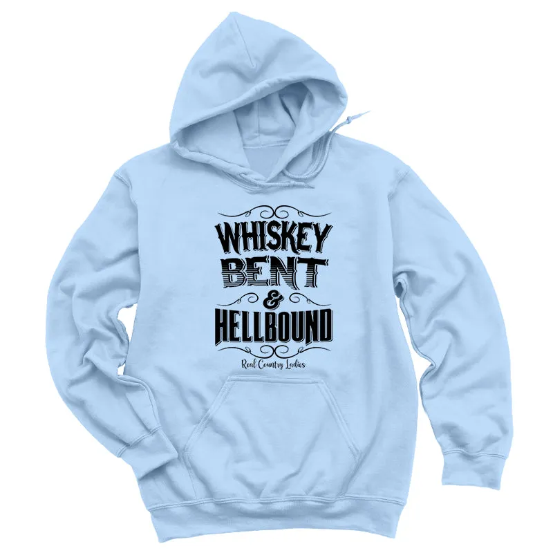 Whiskey Bent And Hellbound Black Print Hoodies & Long Sleeves