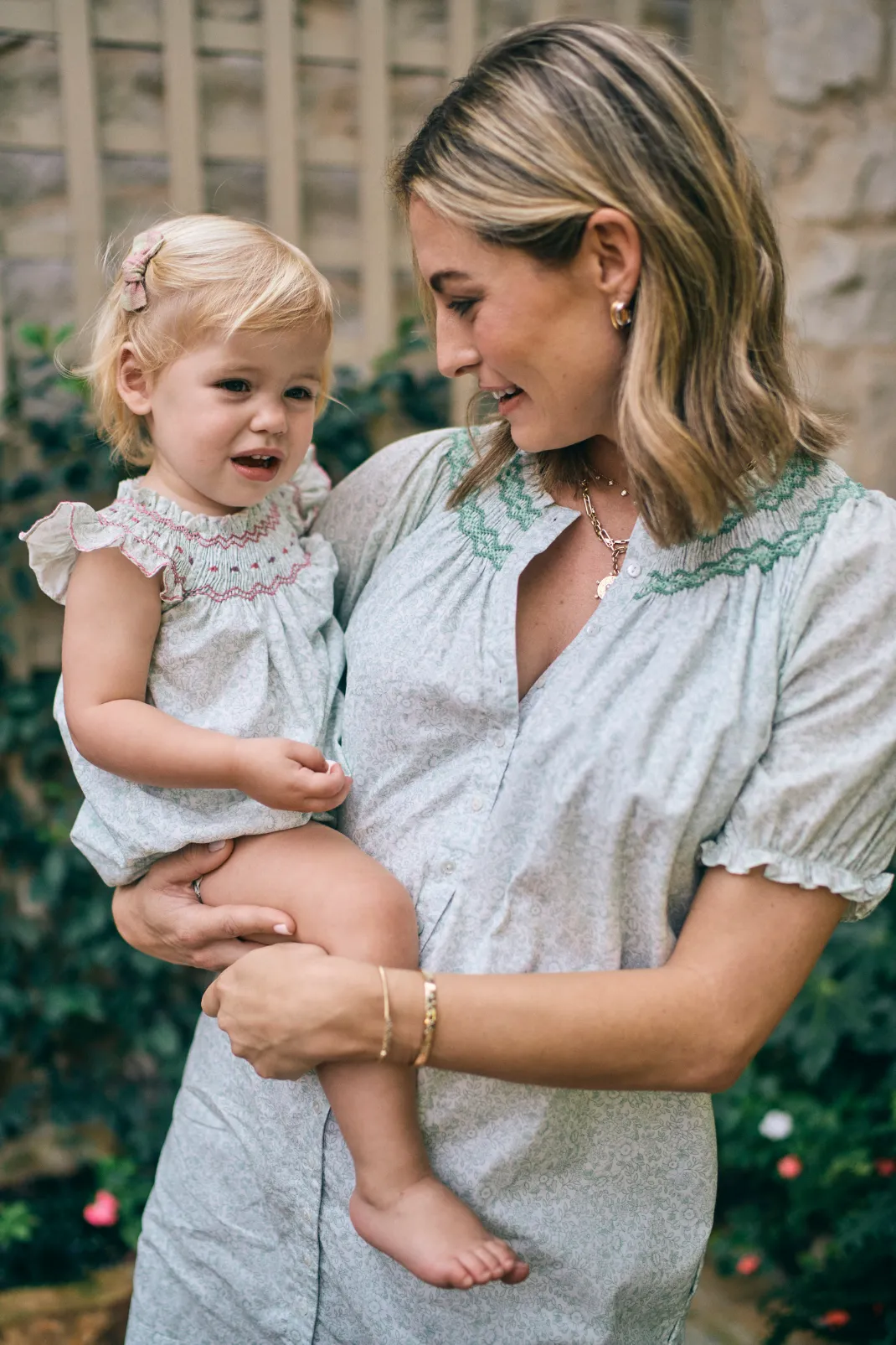 Whitney Dress in Verdant Blooms